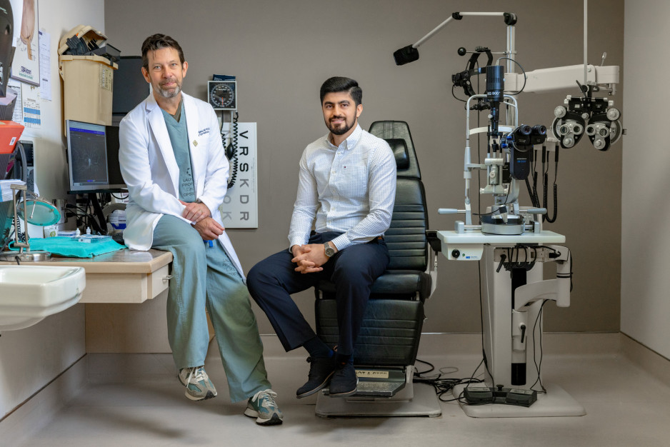 Drs. Tom Sheidow and Khaldon Abbas