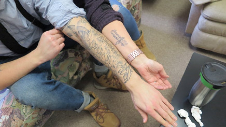photo of arm tattoos